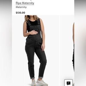 Ripe Denim Maternity Overalls